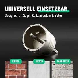 greate Bohrkrone 68 mm SDS Plus 2 Stück