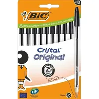 BIC Kugelschreiber Cristal Original 0.4mm schwarz 10er Set