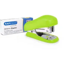 Rapesco Bug Mini, Heftleistung 12 Blatt, grün