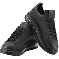 Bonateks Herren DEFRBY100203 Sneaker, Black, 41 EU Schmal