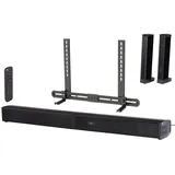 2.2-Soundbar, Dual-Subwoofer, Bluetooth, 180 W, Soundbar-Halterung