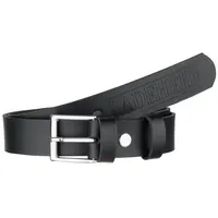 Ladeheid Kindergürtel Leder 2,5 cm Breit Schwarz 70