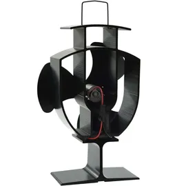vidaXL Kaminventilator mit 3 Blättern 8 x 22,5 cm schwarz