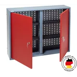 Hängeschrank Lochwand 80x60 cm- Werkzeugschrank Werkstattschrank Metallschrank