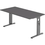 bümö Schreibtisch O-Serie Graphit