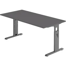 bümö Schreibtisch O-Serie Graphit