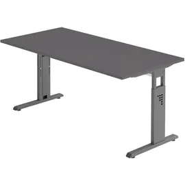 bümö Schreibtisch O-Serie Graphit