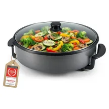 First Austria Elektrische Multipfanne 6,5L Ø40 cm