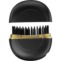 Direct Mini Wireless Haarglätter Kleine Glätteisen Bürste Tragbar Schwarz Ker...