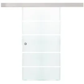 Home Deluxe Glasschiebetür SIRENA – 205 x 90 cm Milchglas