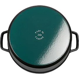 Staub Cocotte 26 cm rund schwarz