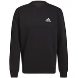 Adidas Essentials Fleece Sweatshirt Black / White S