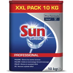 Pro Formula Sun Professional Geschirrreiniger Pulver für gewerbliche Spülmaschinen und Haushalt, 10 kg Sparpackung