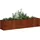 vidaXL Pflanzkübel Rostig 200 x 40 x 40 cm Braun