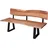FineBuy Sitzbank Esszimmerbank Braun 160 x 40 x 48 cm