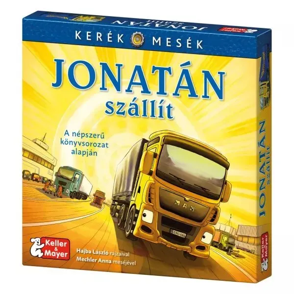 Jonatan transportiert - Gesellschaftsspiel auf Ungarisch