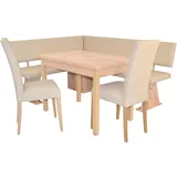moebel-direkt-online möbel direkt online 4tlg. Eckbankgruppe Schenkelmaß 150x182 cm