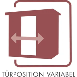 Karibu Variado inkl. 9 kW Ofen + ext. Steuerung + Dachkranz