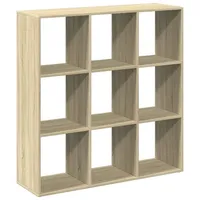 VidaXL Raumteiler-Bücherregal Sonoma-Eiche 102x29x103,5 cm