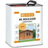 ASUSO ML Holzlasur Langzeitschutz – Silbergrau - 2,5 Liter