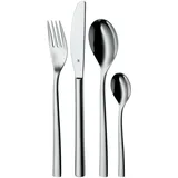WMF Palermo Edelstahl Besteck Set 6 Personen, Essbesteck Set 24 teilig, Monobloc-Messer, Cromargan Edelstahl poliert, glänzend, spülmaschinenfest