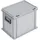 Lockweiler Ku.-Koffer L400xB300xH333mm PP 2 Griffe Schiebeverschluss grau 31l