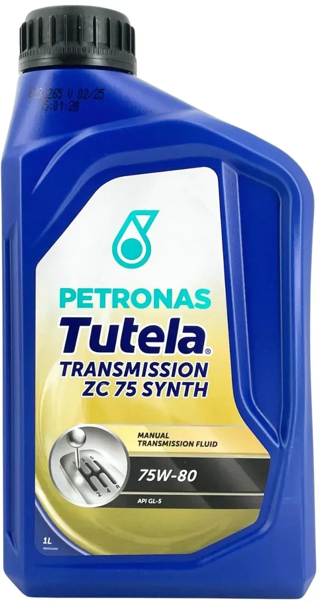 Petronas Tutela Transmission ZC 75 Synth 75W-80 API GL-5 5 x 1 Liter