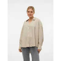 Vero Moda Melaney Queeny Langarmhemd Overcast / Melange XL