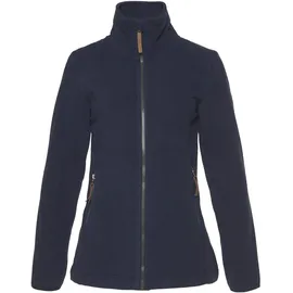 POLARINO Fleecejacke ohne Kapuze für kalte Tage, aus Fleece, lässiger Look, Gr. 42, marine, , 75415360-42
