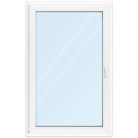 Fenster 90x140 cm, Kunststoff Profil aluplast IDEAL® 4000, Weiß, 900x1400 mm, einteilig festverglast, 2-fach Verglasung, individuell konfigurieren