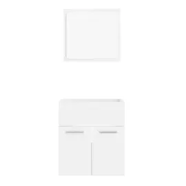 vidaXL Badmöbel-Set 2-tlg. Weiß
