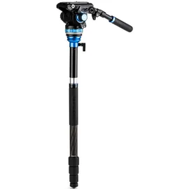 Benro Aero6 Videostativkit inkl. Videoneiger S6Pro und Nivelliermittelsäule Carbon