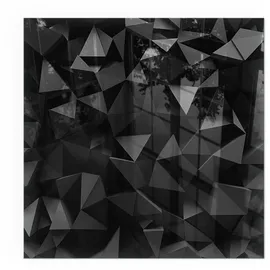 Tulup Funkenschutzplatte Glas 60 x 40 cm Grau