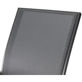 AMATIO Stapelsessel BOSTON 56 x 64 x 88 cm silber
