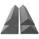 platino24 Akustikplatte Eckabsorber aus Akustikschaumstoff je 210 x 210 x 1000 mm, (4-St)