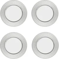 Villeroy & Boch Platzteller 32x32 cm Transparent 4er Set