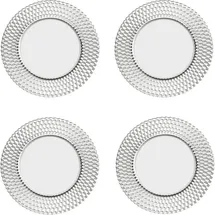 Villeroy & Boch Platzteller 32x32 cm Transparent 4er Set
