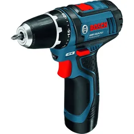 Bosch GSR 12V-15 Professional inkl. 1 x 2 Ah + 1 x 4 Ah + 39-tlg. Zubehör 0615990G6L