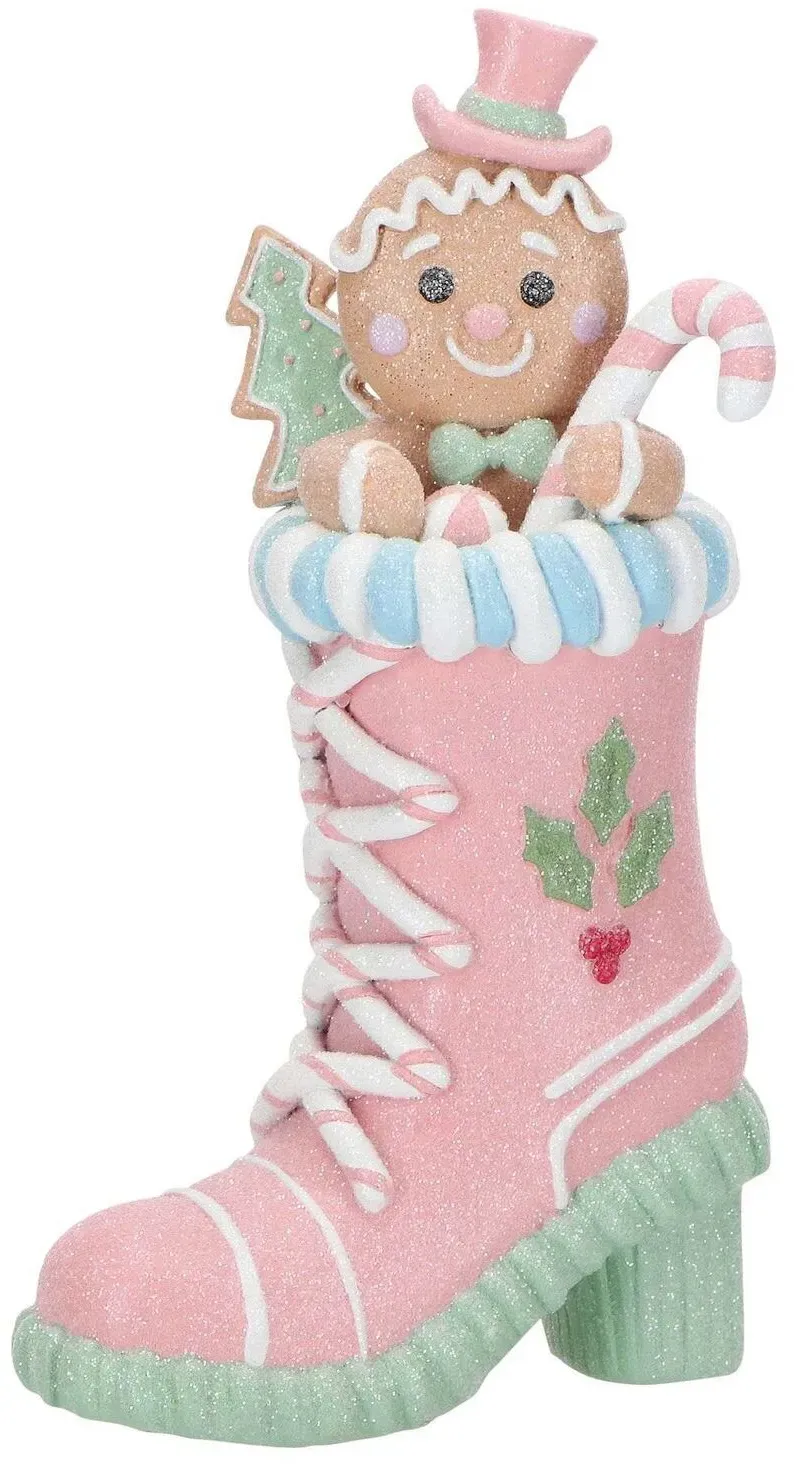 Gingerbread Lebkuchenmann im Stiefel 22cm