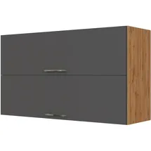 Held Hochschrank Klapphängeschrank Sorrento 100 x 57 x 34 cm Anthrazit