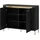 Quartier Kommode Norica 110,4 x 87,3 x 40 cm Schwarz