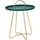 Natur24 Couchtisch Grün Gold Metall 45 x 59 cm