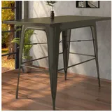 GGM Möbel Tolix Tisch | Rost | B:T:H 120 x 60 x 106 cm | Industrie Tisch, Retrotisch, Industrial Tisch