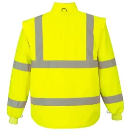 PORTWEST 7 in 1 Warnschutz-Traffic-Jacke 5XL
