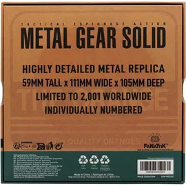Metal Gear Solid 2 Replik Cardboard Box