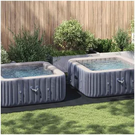vidaXL Rechteckige Poolabdeckung Schwarz 500 x 250 cm