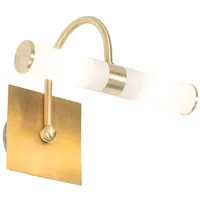 QAZQA Klassische Wandleuchte gold IP44 2-flammig - Bath Arc