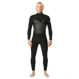 Rip Curl Flashbomb 4/3 Mm Langarm-neoprenanzug Mit Brustreißverschluss - Black - L