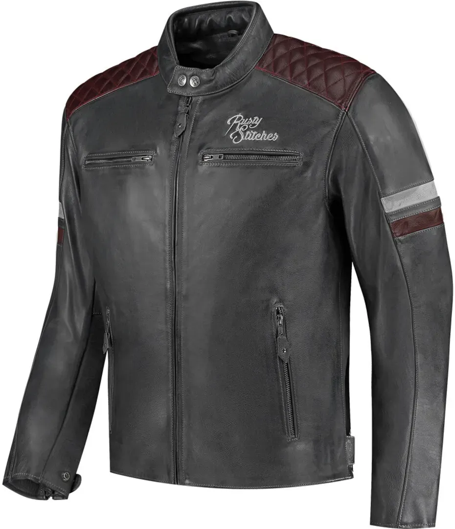 Rusty Stitches Jari V2 Motorrad Lederjacke