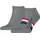 Tommy Hilfiger Sneakersocken »TH MEN SNEAKER 2P TAB« 2 Paar, Atmungsaktiv, Markenlogo Gr. 39-42, mid grey melange, , 33648159-39